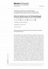 Research paper thumbnail of Editorial: Optimierung in der Medienpädagogik