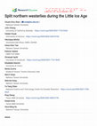 Research paper thumbnail of Split northern westerlies during the Little Ice Age