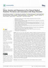 Research paper thumbnail of Stress, Anxiety, and Depression in Pre-Clinical Medical Students: Prevalence and Association with Sleep Disorders