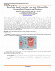 Research paper thumbnail of Knowledge Based System For Long-Term Abdominal Pain (Stomach Pain) Diagnosis And Treatment