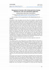 Research paper thumbnail of Management of artesian wells at bumi purnawira housing sukabumi city with water distribution application