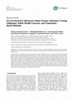 Research paper thumbnail of New Psychoactive Substances: Major Groups, Laboratory Testing Challenges, Public Health Concerns, and Community-Based Solutions