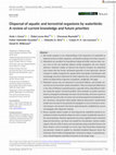 Research paper thumbnail of Dispersal of aquatic and terrestrial organisms by waterbirds: A review of current knowledge and future priorities