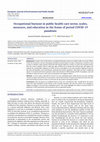 Research paper thumbnail of Occupational burnout in public health care sector, scales, measures, and education in the frame of period COVID-19 pandemic