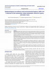 Research paper thumbnail of Epidemiological surveillance and environmental hygiene, SARS-CoV-2 infection in the community, urban wastewater control in Cyprus, and water reuse