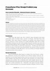 Research paper thumbnail of Pemanfaatan Whey Menuju Produksi Yang Zerowaste