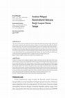 Research paper thumbnail of Analisis Mitigasi Nonstruktural Bencana Banjir Luapan Danau Tempe