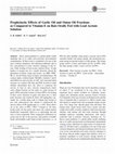 Research paper thumbnail of Prophylactic Effects of Garlic Oil and Onion Oil Fractions as Compared to Vitamin E on Rats Orally Fed with Lead Acetate Solution