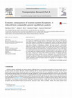 Research paper thumbnail of Economic Consequences of Aviation System Disruptions: A Reduced-Form Computable General Equilibrium Analysis