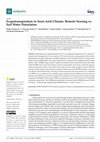 Research paper thumbnail of Evapotranspiration in Semi-Arid Climate: Remote Sensing vs. Soil Water Simulation