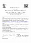 Research paper thumbnail of Mental state decoding abilities in clinical depression