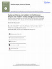 Research paper thumbnail of Italian architects and builders in the Ottoman Empire and modern Turkey: design across borders