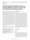 Research paper thumbnail of Complete androgen insensitivity syndrome and discordant Müllerian remnants: two cases with novel mutation in the androgen receptor