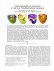 Research paper thumbnail of Coherency-Based Curve Compression for High-Order Finite Element Model Visualization