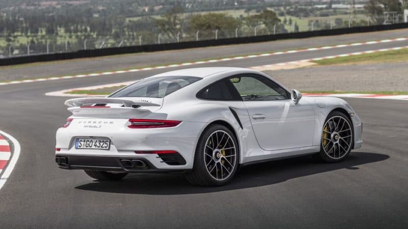 Porsche 911 Turbo S Rear 3/4 - Best AWD Sports Cars