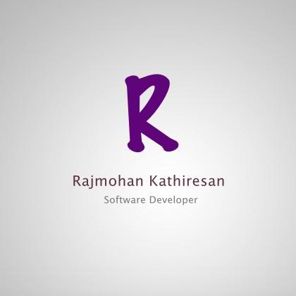 @RajmohanKathiresan