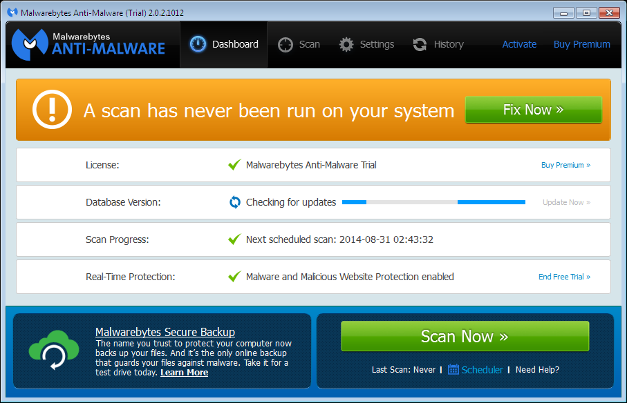 Malwarebytes Anti-Malware