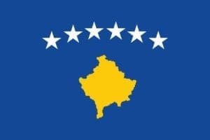 flag of kosovo