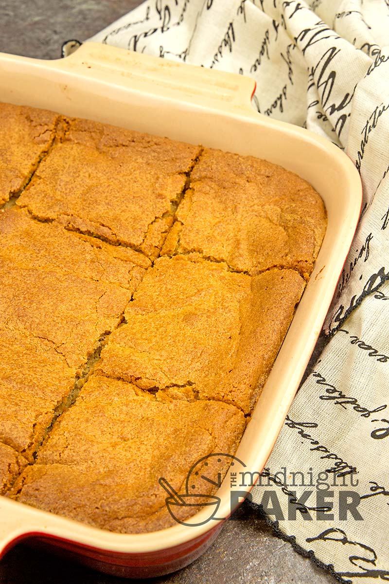 Chewy peanut butter brownies