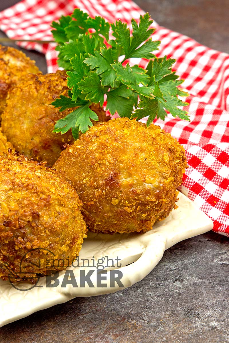 Air fryer Scotch eggs