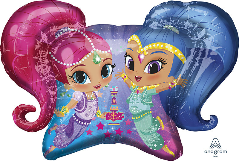 31" Jumbo Shimmer and Shine Foil Balloon