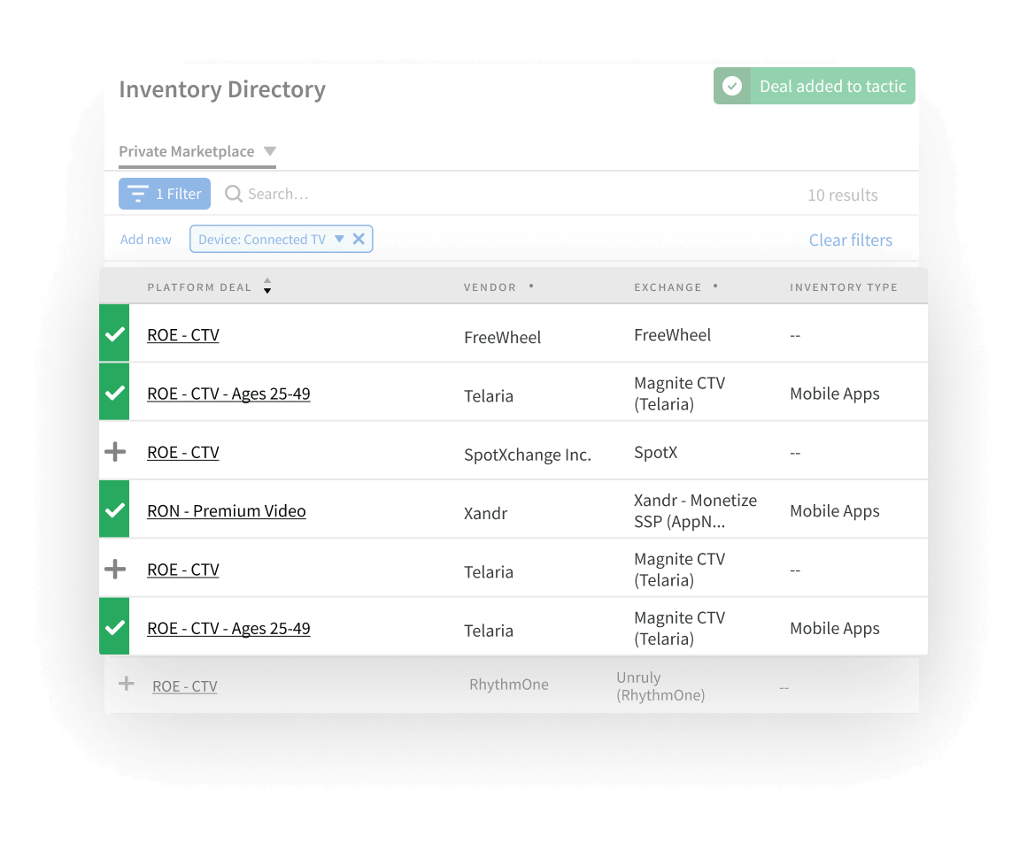 Basis Private Marketplace directory