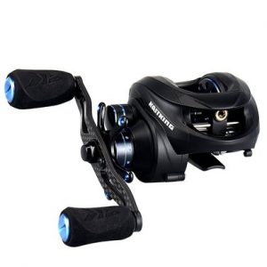 kastking assassin 5.7 oz carbon baitcasting reel with four carbon fiber disk system max drag 16.5 lb and dual brake system magnetic + 6-pin centrifugal