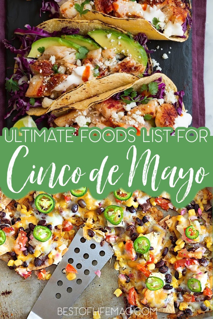 Impress your friends and family on Cinco de Mayo with an amazing display of Cinco de Mayo foods! We have over 80 fantastic recipes for you! Cinco de Mayo Party Food | Chicken Taco Recipes | Beef Taco Recipes | Enchilada Recipes | Guacamole Ideas | Recipes for Salsa | Homemade Salsa Recipes | Mexican Food Recipes #cincodemayo #mexicanrecipes via @amybarseghian