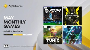 PlayStation Plus Monthly Games for May: EA Sports FC 24, Ghostrunner 2, Tunic, Destiny 2: Lightfall