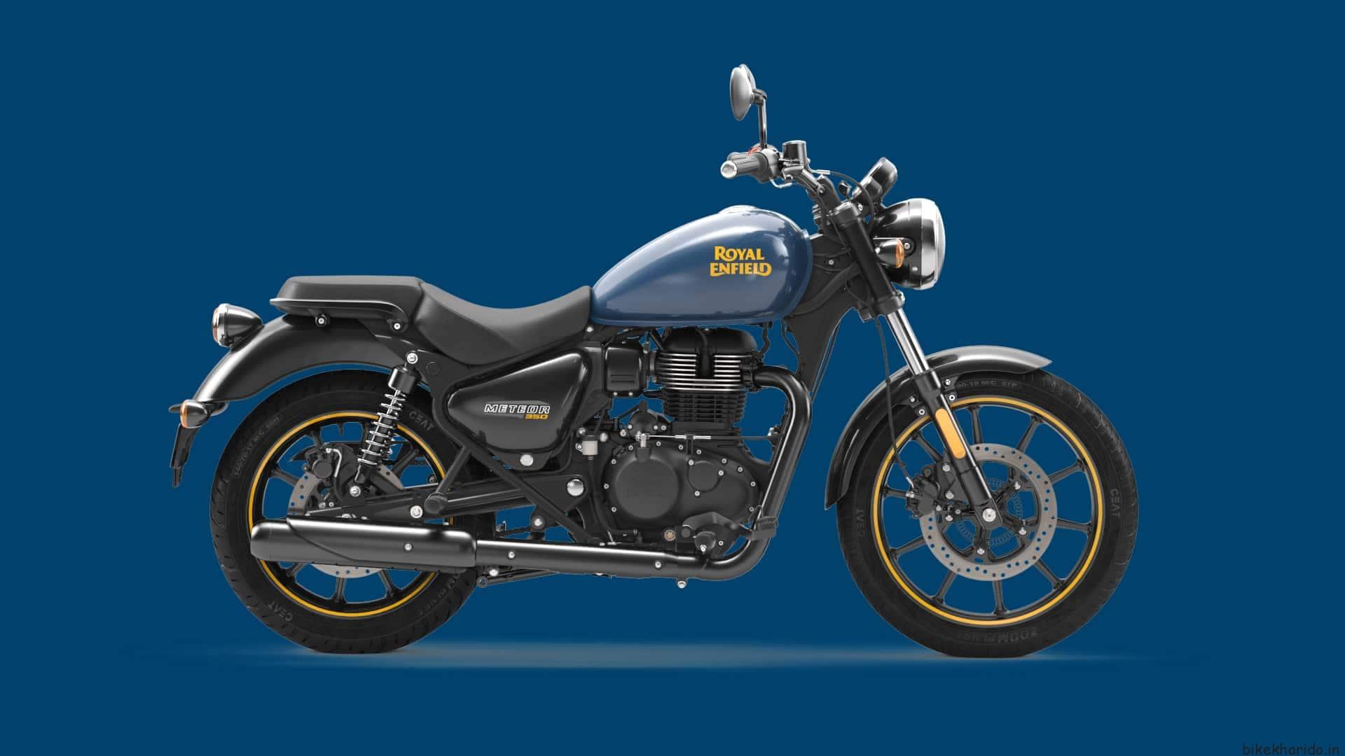 Royal Enfield Meteor 350 Fireball Blue Color | BikeKharido