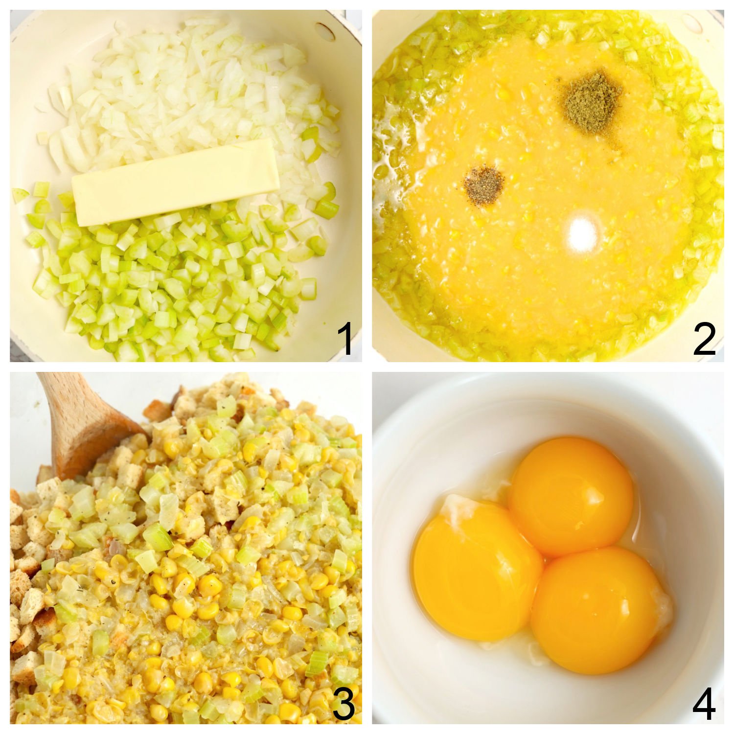 steps for making stuffing balls