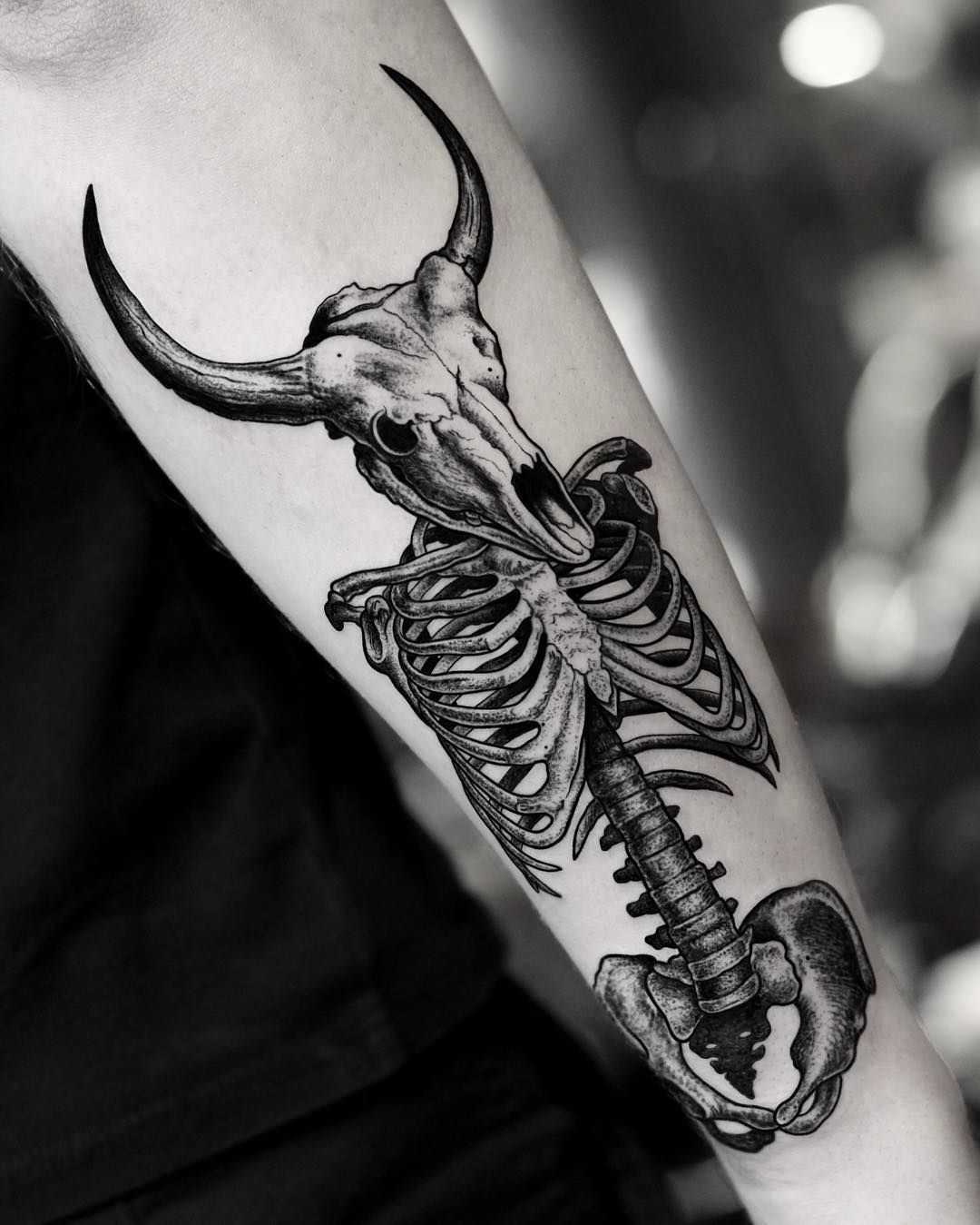 Bull Skull Design Tattoo Meaning  Inspiring Design Ideas  Psycho Tats