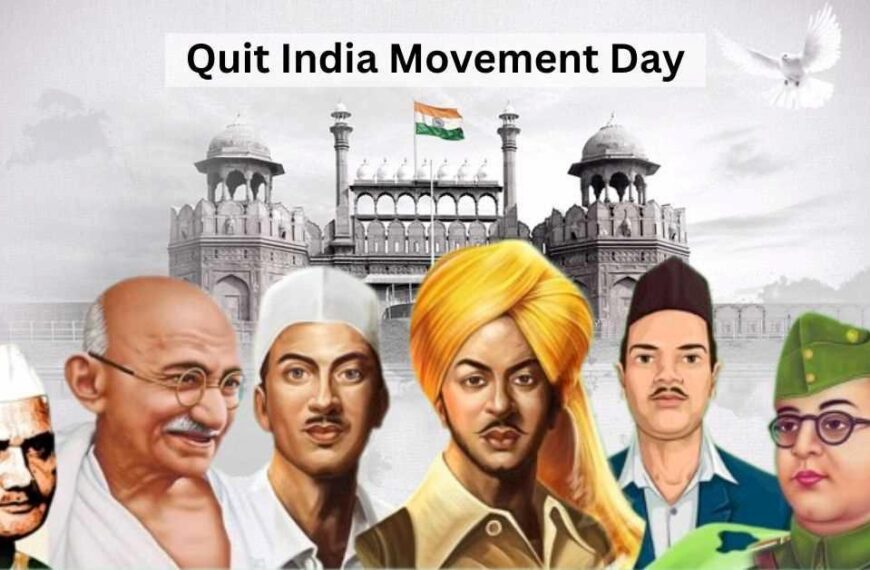 Mahatma Gandhi launched the Quit India movement against the British in 1942