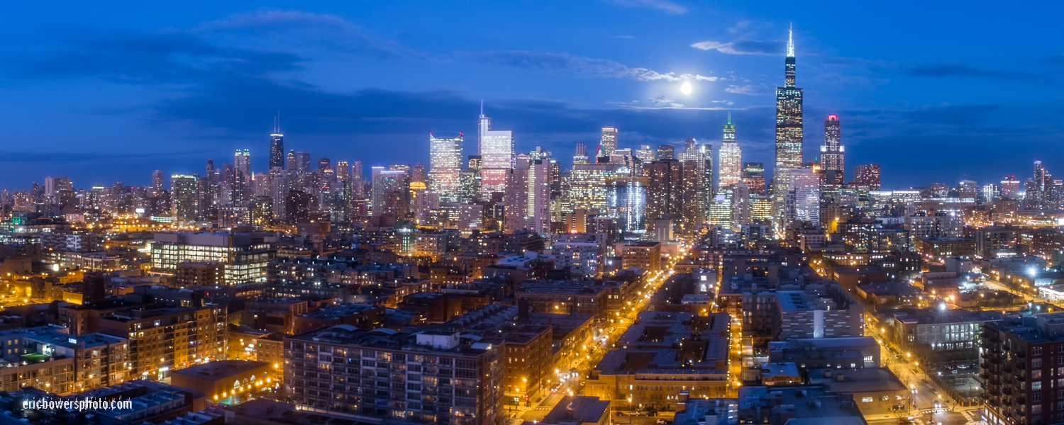 Chicago City Skyline Aerial Photos Pt 1