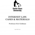 Announcing the 2023 Edition of My Internet Law Casebook