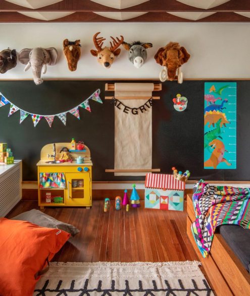 diy decoração infantil parede de lousa