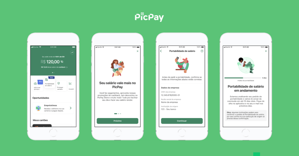 Como fazer portabilidade de salário para o PicPay