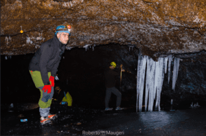 In the Grotta Del Gelo