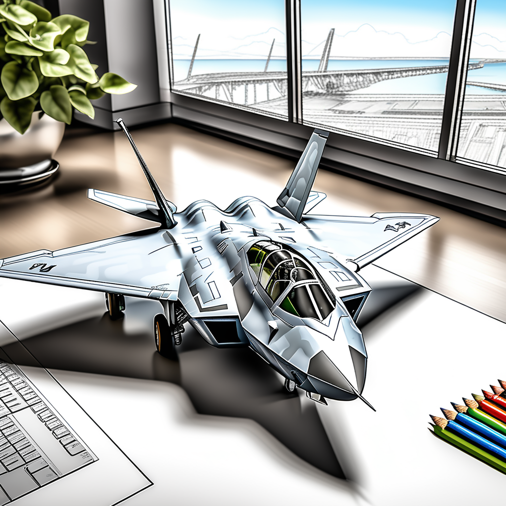 F-35 Fighter Jet Coloring Pages