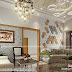  3D views interior designs proposed at Kolayad, Kannur.