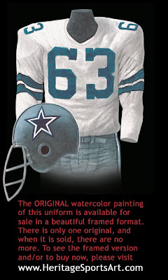 Dallas Cowboys 1967 uniform