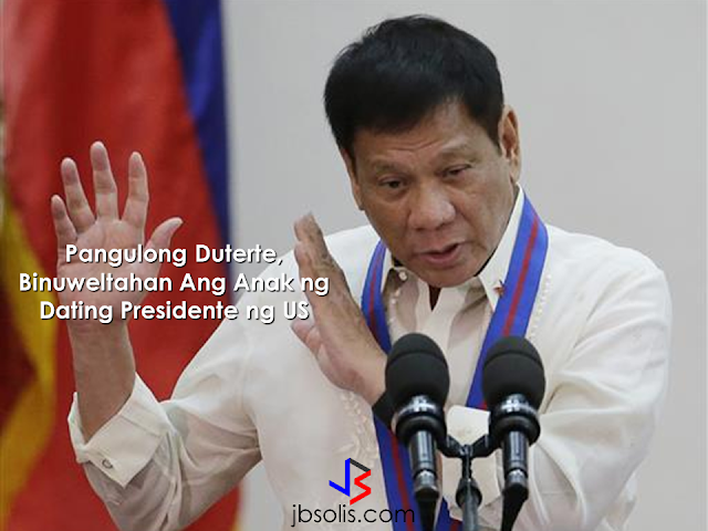 President Rodrigo Duterte hit back at Chelsea Clinton, former United States president's daughter  for reacting to his recent remark on rape.    Duterte said at the Sasa Wharf during 119th Philippine Navy celebration in Davao City.  Duterte once again  repeated his statement in the latter part of his speech.   The only daughter of former US Secretary of State Hillary Clinton and former President Bill Clinton earlier called Duterte a "murderous thug" while she called him out his rape remark.   Monica Lewinsky was an intern at the White House  when she had sexual encounters with the former President. The scandal broke out in 1998 but it actually happened in 1995-1997.  Chelsea was only 18 years old when her dad’s misbehavior was exposed.  Duterte also accused American soldiers of raping the women in countries where they were assigned.