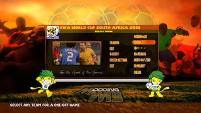 PES 2010 South Africa 2010 Mod v1.0 + Update 1.1 by ModdingWay