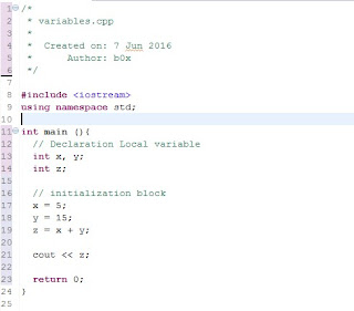 How to Using Local, Global Variables In C++