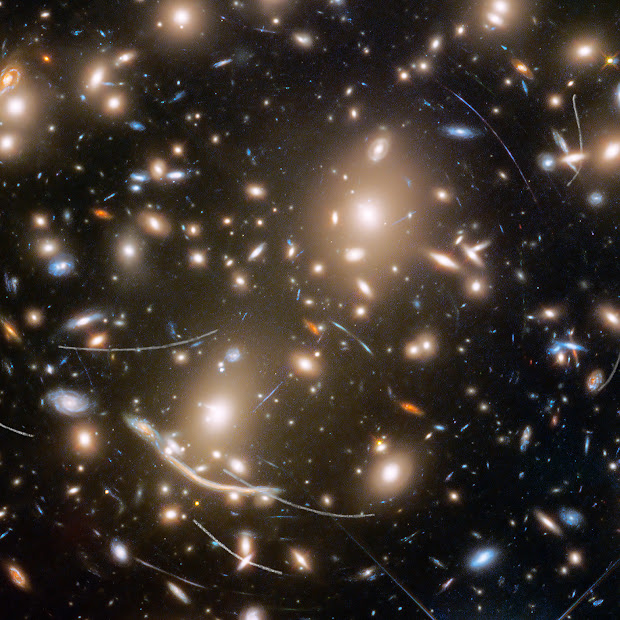 Galaxy Cluster Abell 370 and Asteroids