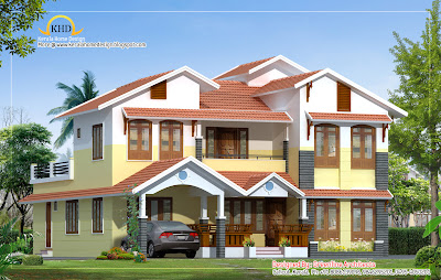 Contemporary Villa design - 257 Sq M (2770 Sq. Ft) - January 2012