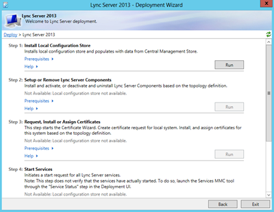 install or update lync server system