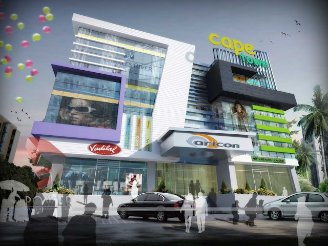 3d Mall Exterior Design,3d architectural design,3d mall animation