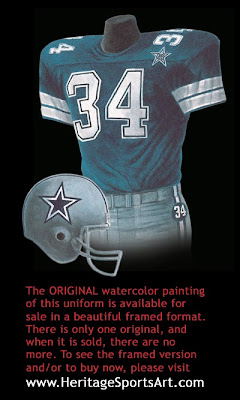 Dallas Cowboys 1984 uniform