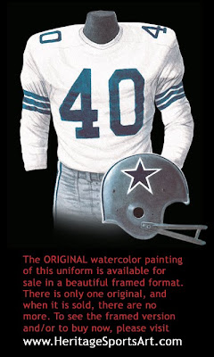 Dallas Cowboys 1965 uniform